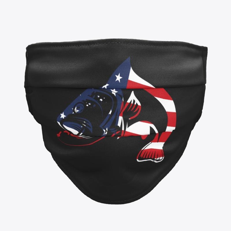 American Flag Fishing design