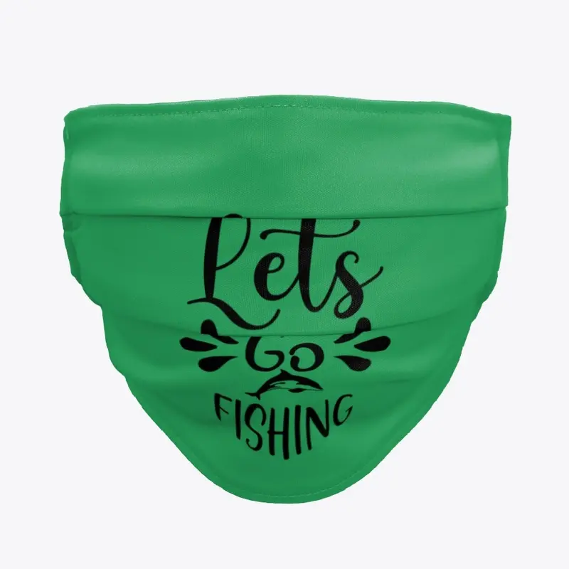 Lets Go fishing Funny Dolphin Design